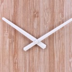 Horloge ronde bois naturel 50cm, charme scandinave | Hashtag Déco