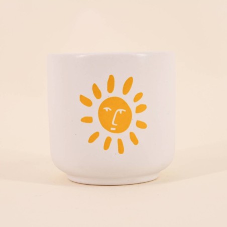 Bougie parfumée céramique orange | Hashtag Déco