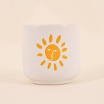 Bougie parfumée céramique orange | Hashtag Déco