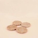 Coffret bambou beige sets et dessous verre | Hashtag Déco