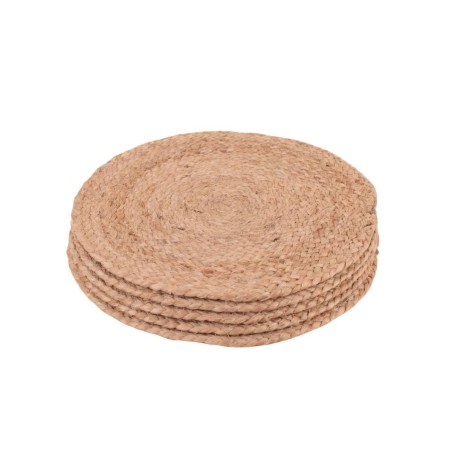 Coffret bambou beige sets et dessous verre | Hashtag Déco