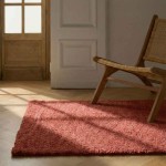 Tapis rouge marsala en laine 100x150cm | Hashtag Déco