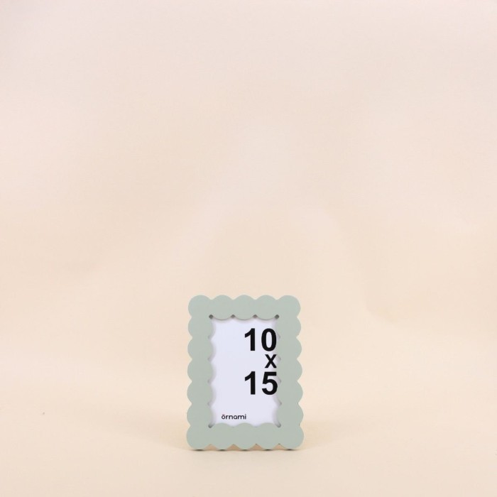 Cadre photo vert 10x15cm design élégant | Hashtag Déco