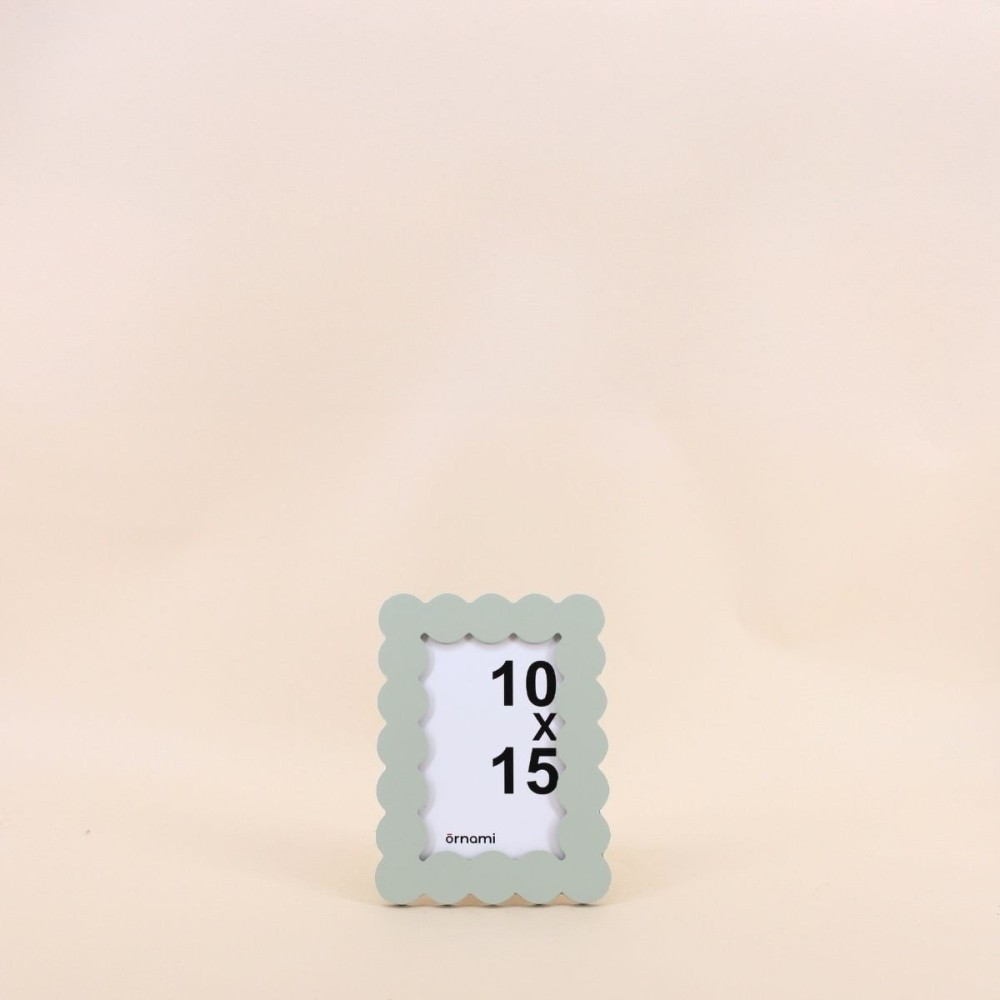 Cadre photo vert 10x15cm design élégant | Hashtag Déco