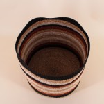 Panier jonc de mer beige marron 33x30cm | Hashtag Déco