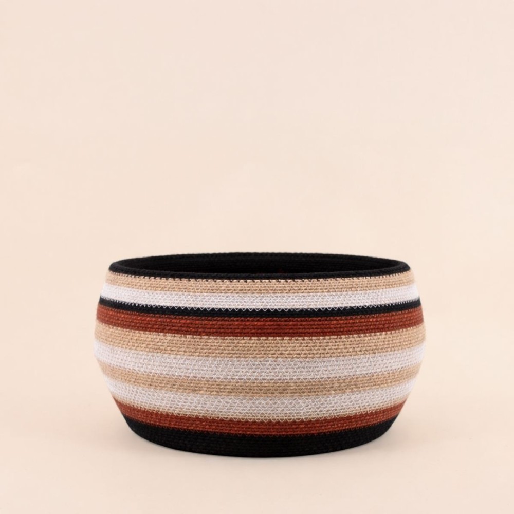 Panier en jonc de mer marron beige | Hashtag Déco