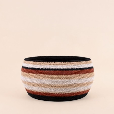 Panier en jonc de mer marron beige | Hashtag Déco