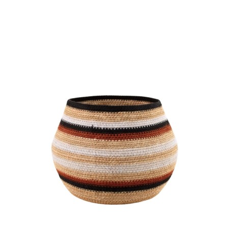 Panier jonc de mer marron beige 39x23cm | Hashtag Déco