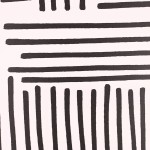 Toile géométrique canvas noir et blanc 60x90cm | Hashtag Déco