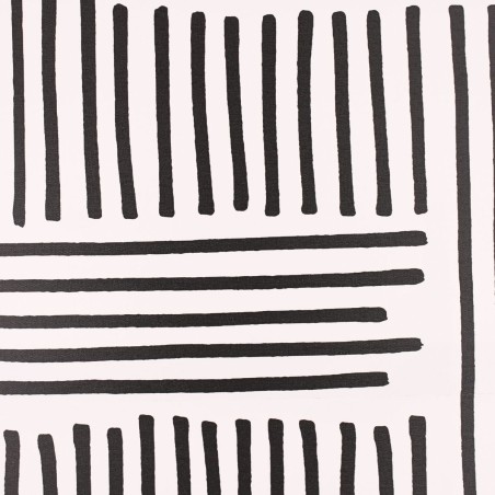 Toile motifs géométriques noir et blanc canvas | Hashtag Déco