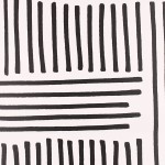 Toile motifs géométriques noir et blanc canvas | Hashtag Déco