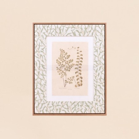 Image encadrée lin vert 45x60cm | Hashtag Déco