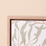 Image encadrée lin vert 45x60cm, élégance naturelle | Hashtag Déco