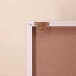 Toile géométrique beige canvas 45x60cm | Hashtag Déco