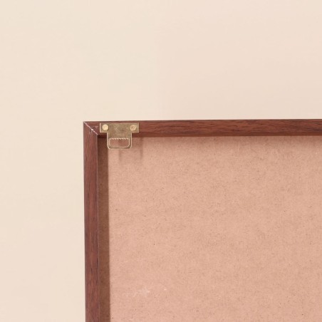 Toile géométrique marron canvas 60x90cm | Hashtag Déco