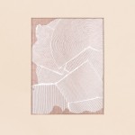 Toile abstraite relief blanche 60x80cm en canvas | Hashtag Déco