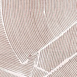 Toile abstraite relief blanche 60x80cm en canvas | Hashtag Déco