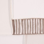 Toile géométrique beige canvas 60x80cm | Hashtag Déco