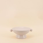 Coupe sur pied céramique dolomite élégante | Hashtag Déco