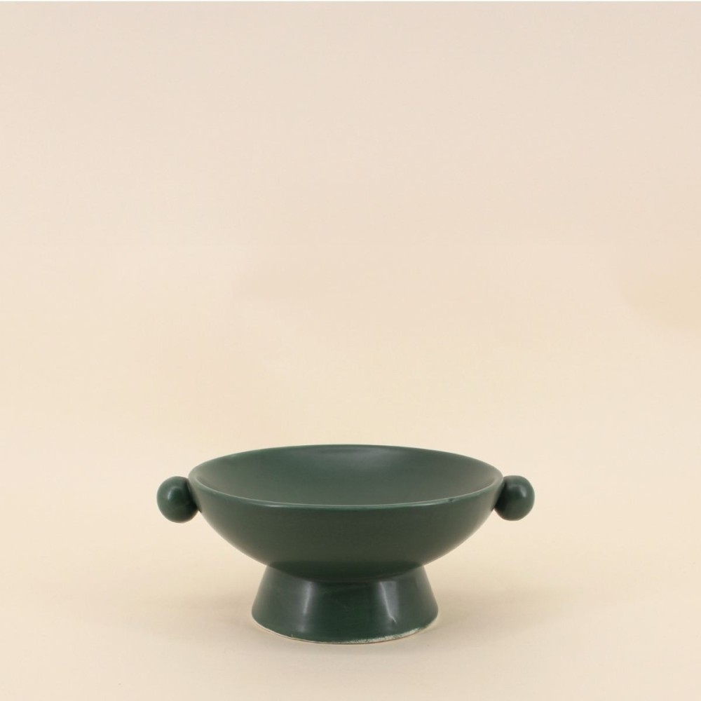 Coupe sur pied céramique dolomite élégante | Hashtag Déco