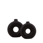 Set de 2 vases donuts céramique élégants | Hashtag Déco
