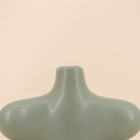 Duo de vases organiques marron et vert | Hashtag Déco