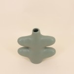 Duo de vases organiques marron et vert | Hashtag Déco