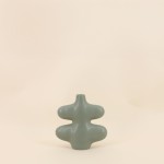 Duo de vases organiques marron et vert | Hashtag Déco