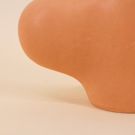 Duo de vases organiques marron et vert | Hashtag Déco