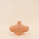 Duo de vases organiques marron et vert | Hashtag Déco