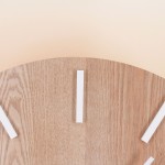 Horloge bois métal blanc 60cm - Élégante et moderne | Hashtag Déco