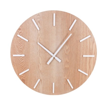 Horloge bois métal blanc 60cm - Élégante et moderne | Hashtag Déco