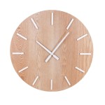 Horloge bois métal blanc 60cm - Élégante et moderne | Hashtag Déco