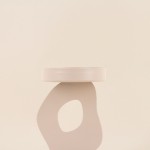 Bougeoir métal beige 13cm, charme organique | Hashtag Déco