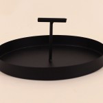 Plateau métal rond 18cm pratique et élégant | Hashtag Déco