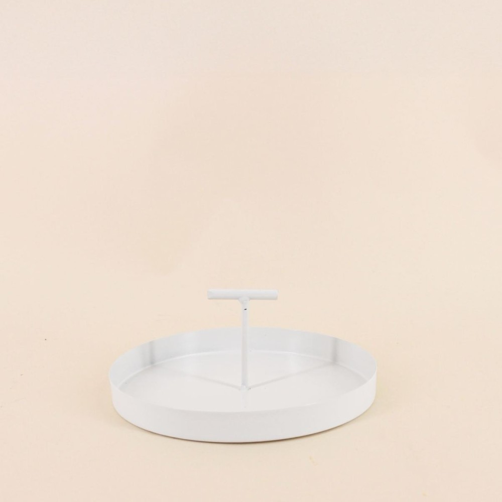 Plateau métal rond 18cm pratique et élégant | Hashtag Déco