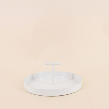 Plateau métal rond 18cm pratique et élégant | Hashtag Déco