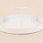 Plateau métal rond 18cm pratique et élégant | Hashtag Déco