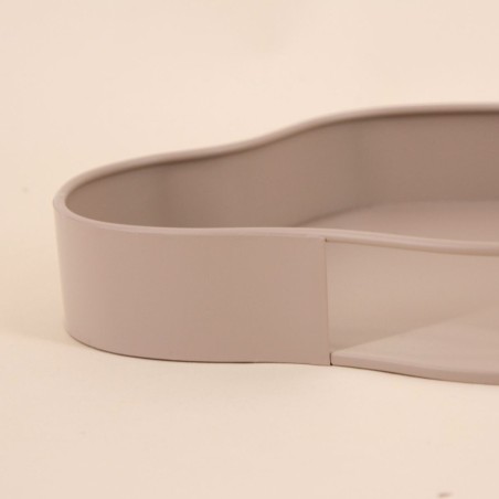 Plateau en métal organique 27cm élégant | Hashtag Déco