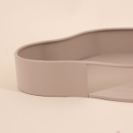 Plateau en métal organique 27cm élégant | Hashtag Déco