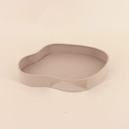 Plateau en métal organique 27cm élégant | Hashtag Déco