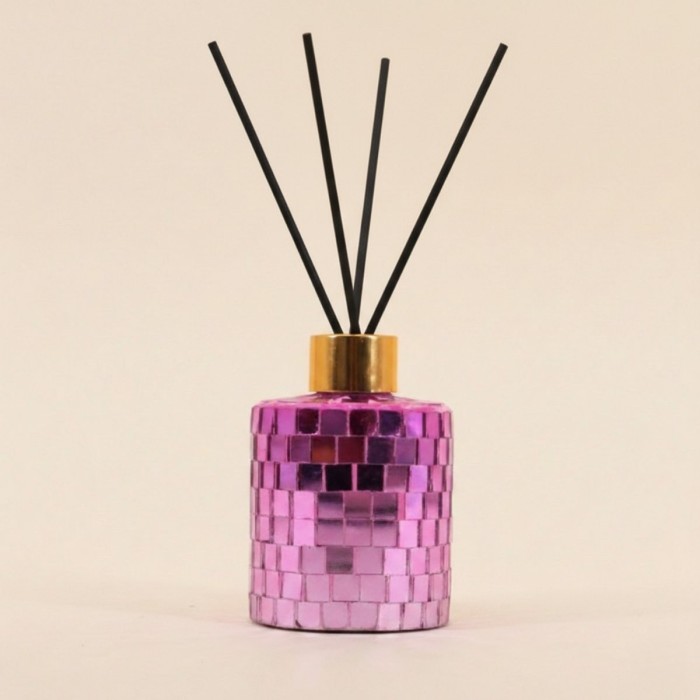 Diffuseur parfum en verre violet 120ml | Hashtag Déco