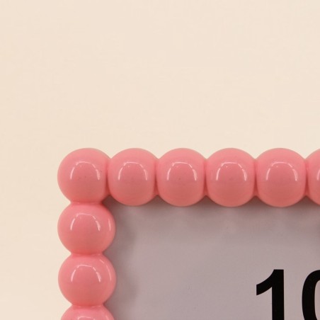 Cadre photo rose en verre 10x15cm | Hashtag Déco