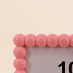 Cadre photo rose en verre 10x15cm | Hashtag Déco