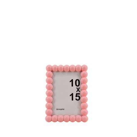 Cadre photo rose en verre 10x15cm | Hashtag Déco