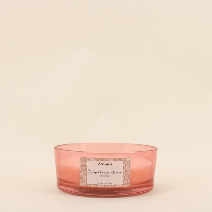 Bougie parfumée bouquet de printemps 380g | Hashtag Déco