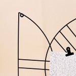 Pêle-mêle métal noir 60x40cm élégant | Hashtag Déco