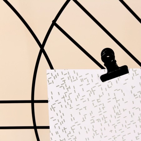 Pêle-mêle métal noir 60x40cm élégant | Hashtag Déco