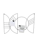 Pêle-mêle métal noir 60x40cm élégant | Hashtag Déco