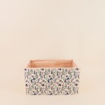 Set de 3 caisses fleuris bois colorées | Hashtag Déco